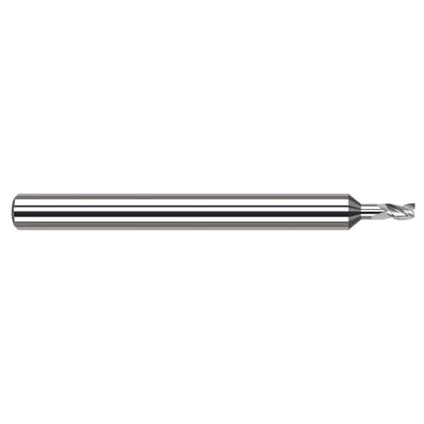 Harvey Tool Miniature End Mill 3 Flute Square, 0.1250" (1/8) 978408